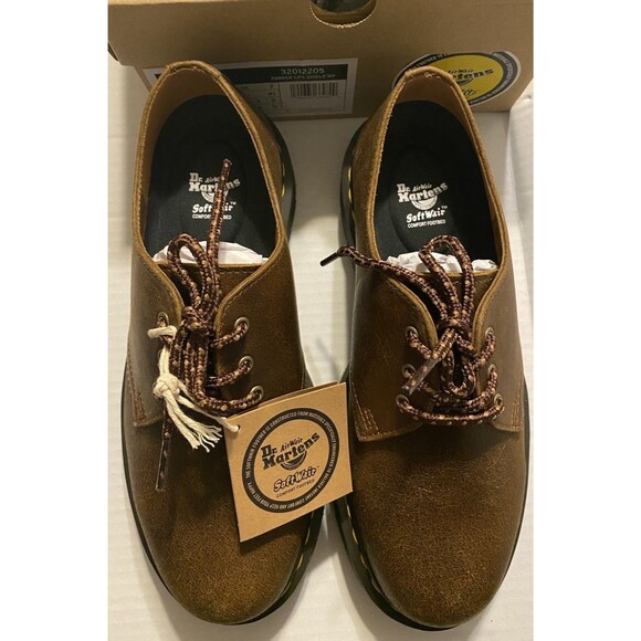 Dr Martens 1461 SR Brown Lace Parker Life Shield WP Leather 9W/8M SoftWair NEW main image 4